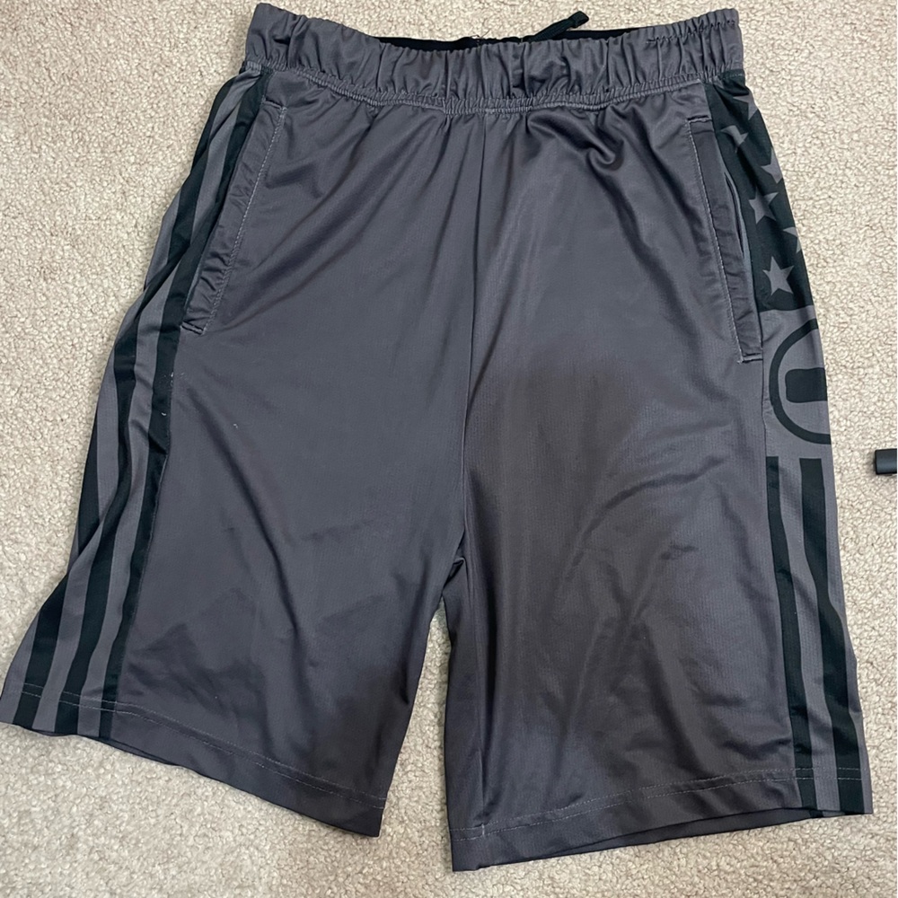 Vineyard Vines Black and Gray Athletic Shorts